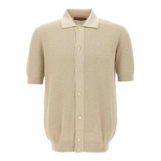 FILIPPO DE LAURENTIIS Heren, Truien, Beige, Maat: XL Katoen
