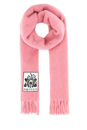 マフラー・ストール ALEXANDER MCQUEEN PINK ALPACA BLEND SCARF Alexander McQueen Scarves − Sale: up to −58% | Stylight