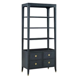 Ballard Designs Callista Bookshelf - Navy - Ballard Designs