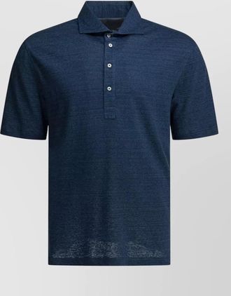 Brunello Cucinelli linen polo shirt