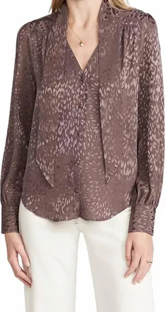 Paige Cleobelle Blouse In Truffle