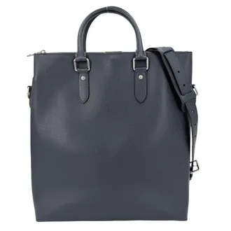 Louis Vuitton Taiga Navy Taiga Leather Handbag Shoulder Bag (Pre-Owned)