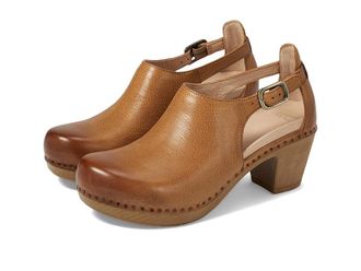 Dansko Sassy Womens Shoes Tan Milled Burnished : EU 41 (US Womens 10.5-11) Regular, Leather
