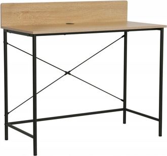 OEM Escritorio B12-fx, Roble Natural (estructura Negra)