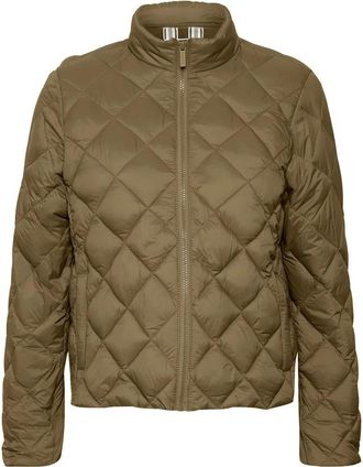 Part Two Gewatteerde Jas met Hoge Kraag - Dames - Winterjassen - Bruin - M - Jassen