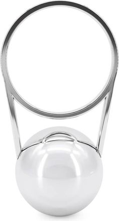Like Dreams Womens Halo Ring Evening Clutch Bag In Silver
