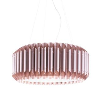 Linea Zero Suspensi&oacute;n De Metal Rosa En Metal Cromado Cm. 60x31h