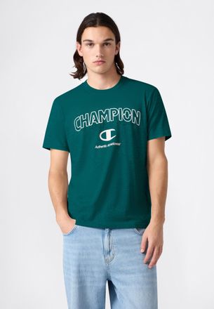Champion T-Shirt CHAMPION Graphic Tee, Herren, Gr. XXL, stor, Obermaterial: 100% Baumwolle, normal, Rundhals, Shirts T-Shirt, sportliche Passform, Kurzarm, Run