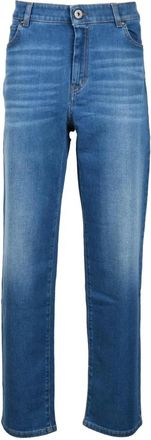 Max Mara Dames, Jeans, Blauw, Maat: 3XS Katoen