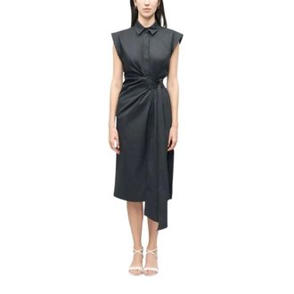 Marella Midi Shirt Dress - female - Marella - Shirt Dresses - Black - 2XL - Dresses