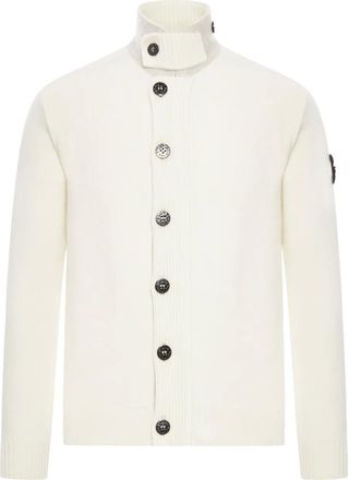 Stone Island Cardigan con colletto rialzato - Toni neutri