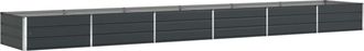 vidaXL Jardinera Gris Antracita 580 X 100 X 45 Cm Acero Galvanizado Vidaxl