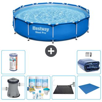 Bestway Piscina Bestway Steel Pro Redonda - 366x76 Cm - 8-piezas S21602