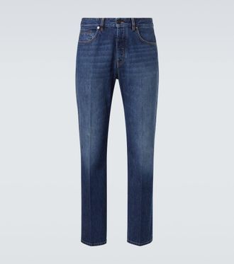 デニム・ジーパン GIVENCHY CARGO DENIM COTTON JEANS GIVENCHY High-rise straight-leg cargo jeans | NET-A-PORTER