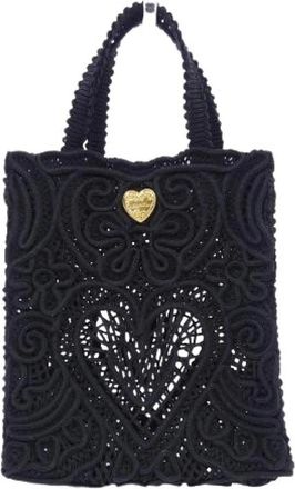 Dolce & Gabbana Pre-owned Handbags, female, Black, Size: ONE SIZE Pre-owned Leather Shoulder Bag