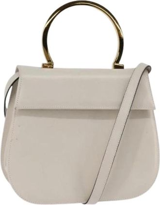 Ferragamo Pre-owned Handbags, female, White, Size: ONE SIZE Pre-owned Handbag