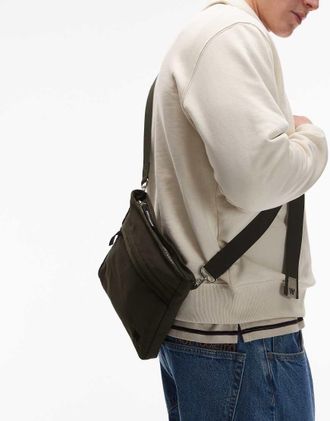 Wood Wood Double A By Wood Wood - Florian - Borsa laterale color foglia duva-Verde