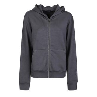 Hinnominate Felpa con zip in jersey - - Sweatshirts & Hoodies - Donna - Grigio - M