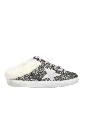 Golden Goose Superstar sneakers in multicolor glitter
