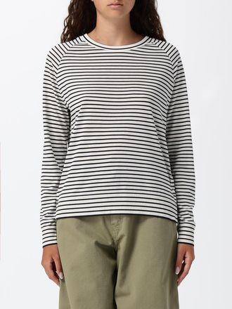 Herno Maglia girocollo in lyocell a maniche lunghe con bottoni decorativi
