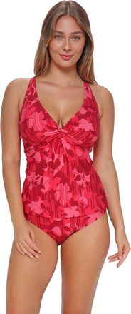 Sunsets Forever Tankini Swimsuit Top - D Cup in Rambling Rose at Nordstrom, Size 32
