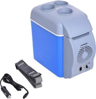 Trade Shop Trade Shop - Mini Frigorifero Portatile 7,5 Litri 12 V Frigo Scaldavivande Auto Barca Camper