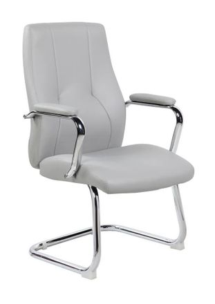 Serena Serena - Silla De Oficina Townsville, Sillas De Sala De Espera Con Reposabrazos, Silla De Sala De Espera Ergon&oacute;mica, Cm 61x58h101, Gris