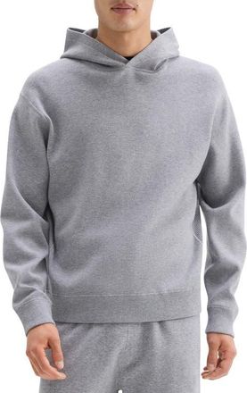 Theory Oversize Pullover Hoodie in Melange Grey at Nordstrom, Size X-Small