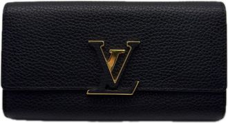 Louis Vuitton Black Noir Pink Leather Coin Purse/Coin Case (Pre-Owned)