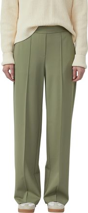 s.Oliver Jerseyhose S.OLIVER, Damen, Gr. 46, N-Gr, khaki, Jersey, Obermaterial: 61% Viskose, 35% Polyamid, 4% Elasthan. Futter: 100% Polyester, unifarben, regu