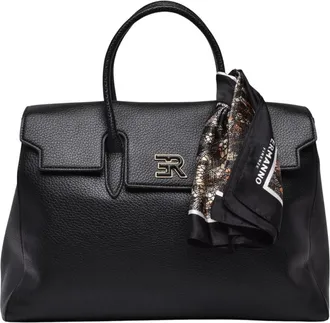 Ermanno Scervino Tassen, Dames, Zwart, ONE Size, Handbag Violet