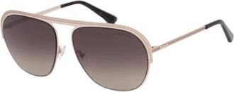 Guess Aviator Zonnebril - unisex - Accessoires - Beige - Maat: 57 MM