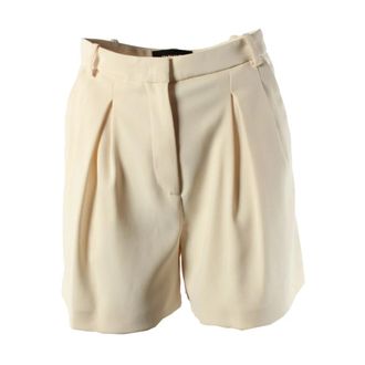 Pinko Rosa Short - Dames - Bermuda - Beige - XS - Polyester - Korte Broeken