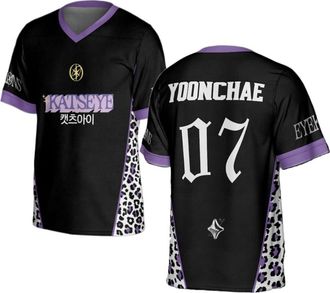 Generic KATSEYE Members Jersey Unisex Concert T-Shirt - Merch for EYEKONS, The Beautiful Chaos Tour 2025 Fan Support, Concert Outfit Gift (07,M)