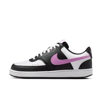 Nike Womens Court Vision Low Next Nature Shoes in Black | DH3158-013