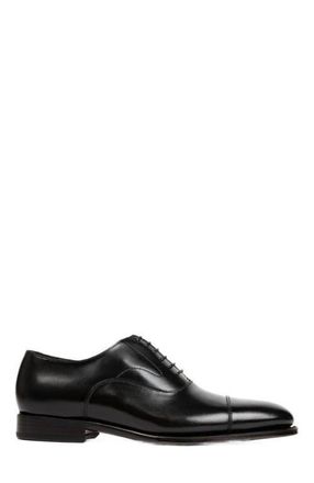 Anthony Veer Regent Cap-toe Oxford in Obsidian Black at Nordstrom, Size 10.5