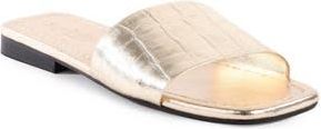Seychelles Paris Slide Sandal in Gold at Nordstrom Rack, Size 7.5