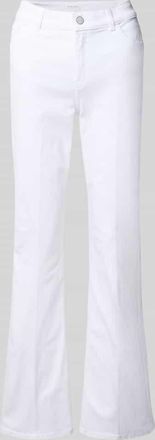 Christian Berg Flared Cut Jeans mit Eingrifftaschen in Weiss, Gr&ouml;&szlig;e 34/28