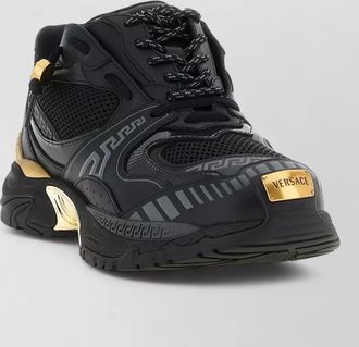 Versace leather low-top sneakers