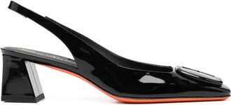 Santoni Lemon Sling Back