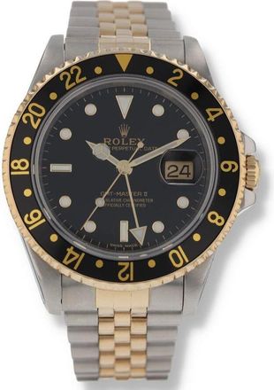 Rolex Pre-owned Rolex Gmt-Master Ii GMT Automatic Chronometer Black Dial Mens Watch 16713 BKSJ