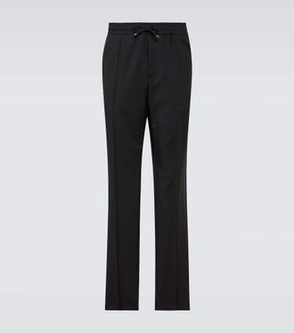Valentino Wool and mohair slim pants