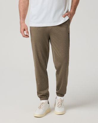 Vuori Clothing Sunday Performance Sweatpant - Long | Peppercorn Heather | Medium