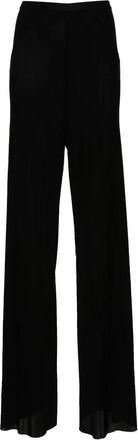 Rick Owens Casual Wijde Broek met Naaddetail - Dames - Wijde Broeken - Zwart - M - Broeken