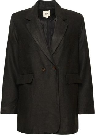 Tiffany & Co. Zwart Linnen Blazer - Dames - Blazers - Zwart - S/M - Linnen - Jassen