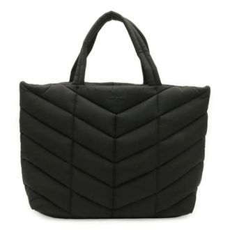 Saint Laurent Pre-owned Tote bag - Dames - Vintage Handtas - Zwart - ONE Size - Nylon - Vintage