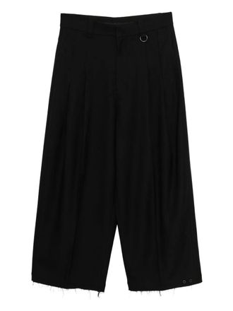 Team Wang ACCEPTANCE pleated trousers - Black