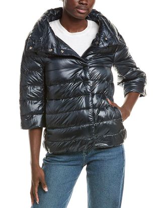 Herno 3/4-Sleeve Puffer Jacket