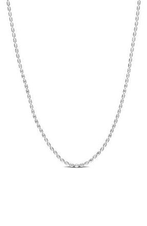Delmar Sterling Silver 1.5mm Oval Ball Chain Necklace at Nordstrom Rack
