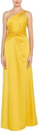 Theia Gloria Twist A-Line Gown